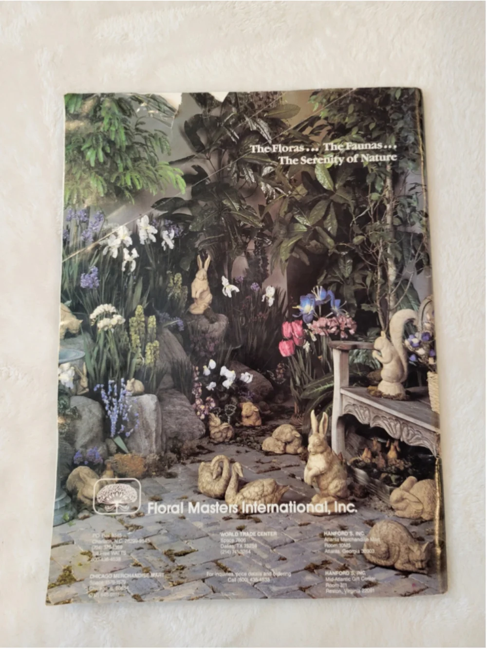 Vintage 1987 AFS The Professional Floral Designer Magazine Bundle Lot of 2